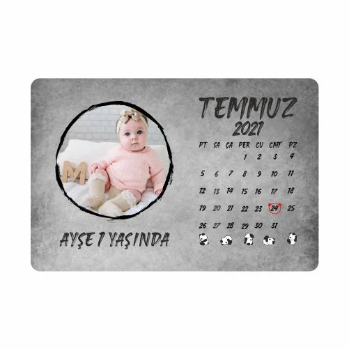 Takvim Tasarımlı Doğum Günü Magnet